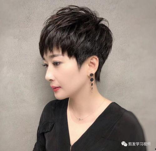 女生短发发型图片帅气,女生帅气短发发型大盘点
