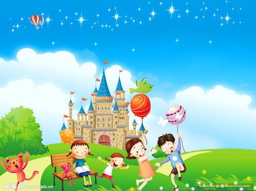 幼儿园图片大全场景画,幼儿园欢乐时光全景掠影