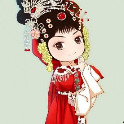 京剧花旦卡通图片,传统艺术与现代创意的完美融合
