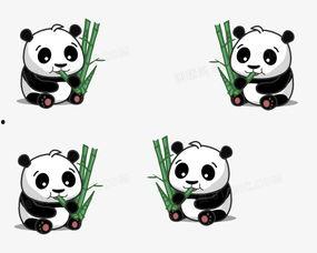 熊猫竹子图片,自然和谐共生的生态画卷