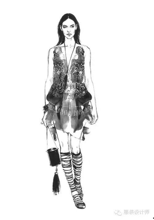 服装手绘图片大全,服装手绘艺术之美