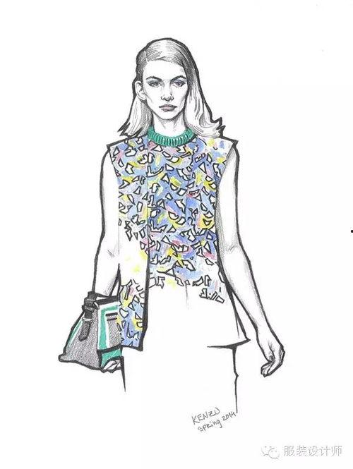 服装手绘图片大全,服装手绘艺术之美
